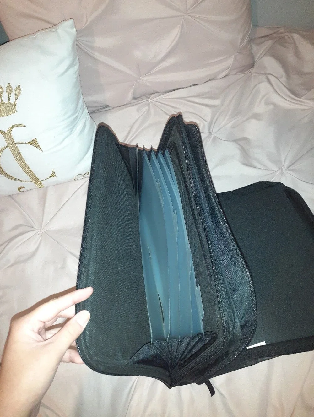 Five Star Durable Binder – Used, Good Condition, Stained Back